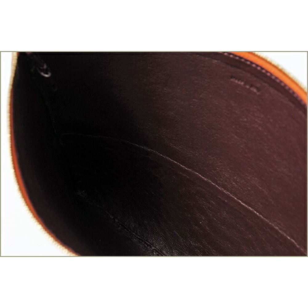 Celine Clutch Pouch Suede Python Rust Brown - image 3